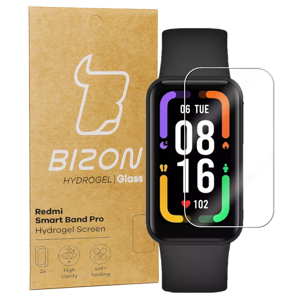 Folia Hydro Elowa Na Ekran Bizon Glass Hydrogel Redmi Smart Band Pro