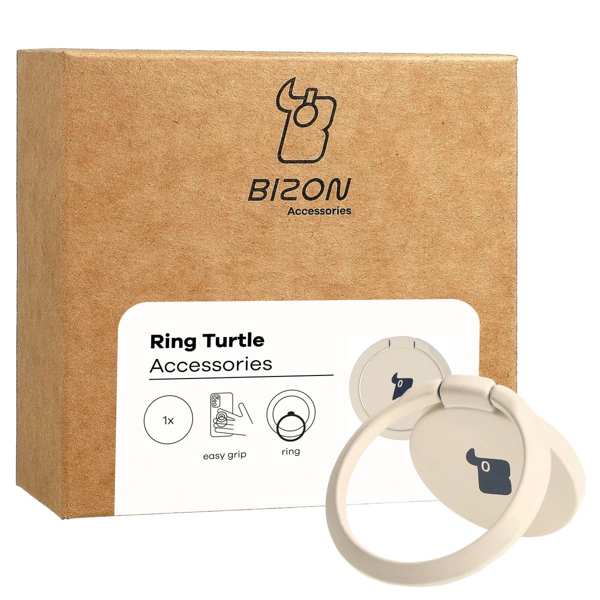 Uchwyt na palec Bizon Accessories Ring Turtle