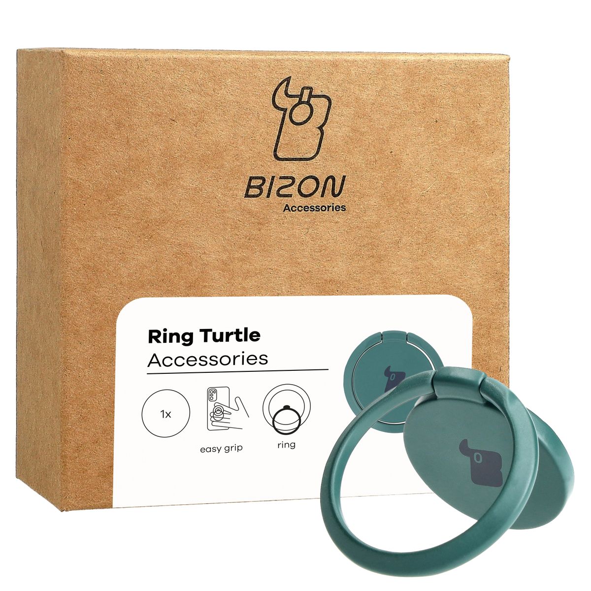 Uchwyt na palec Bizon Accessories Ring Turtle