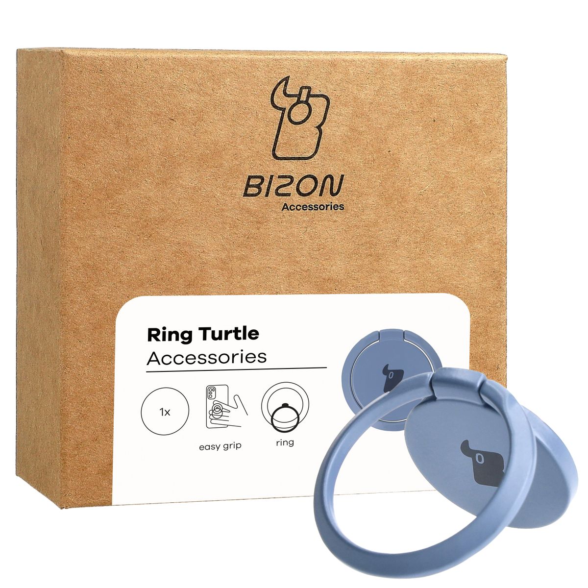 Uchwyt na palec Bizon Accessories Ring Turtle