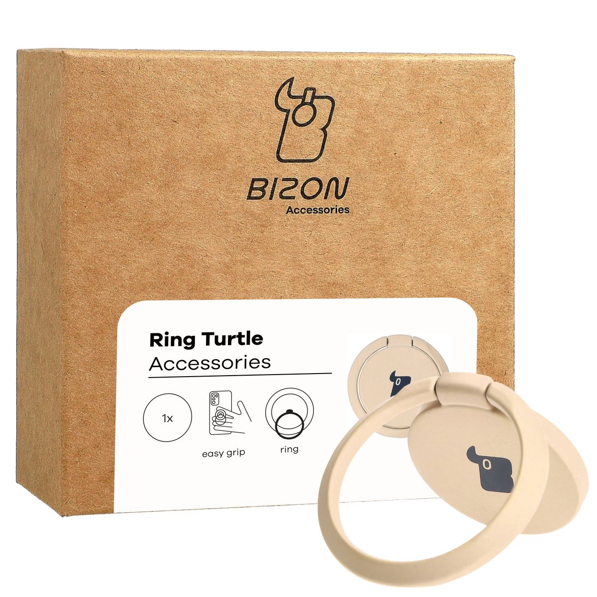 Uchwyt na palec Bizon Accessories Ring Turtle
