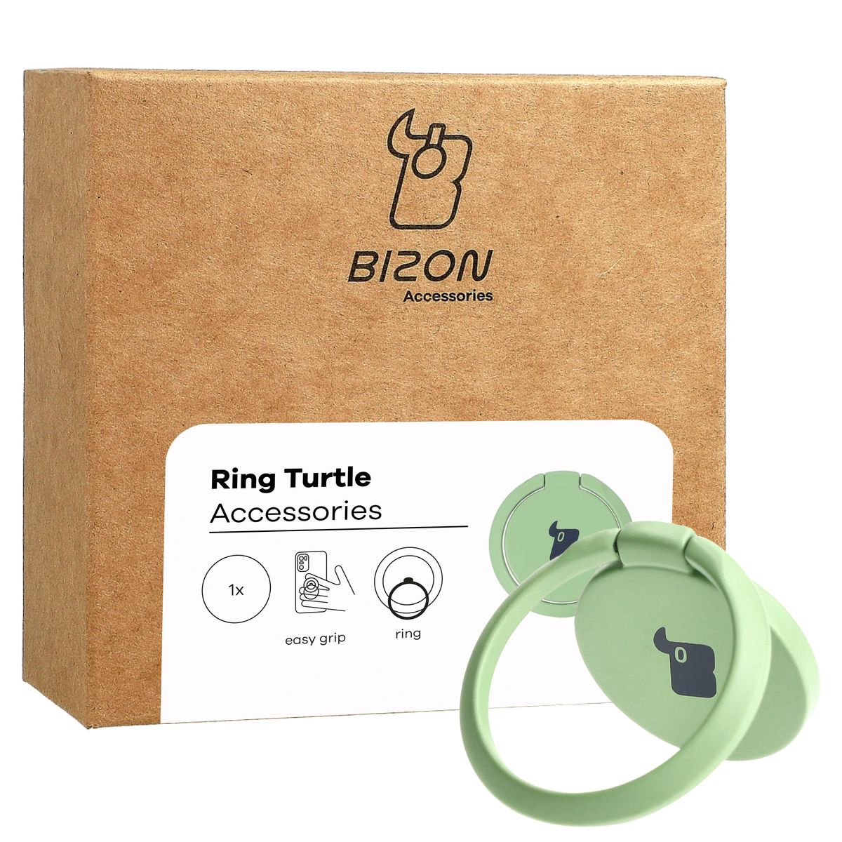 Uchwyt na palec Bizon Accessories Ring Turtle