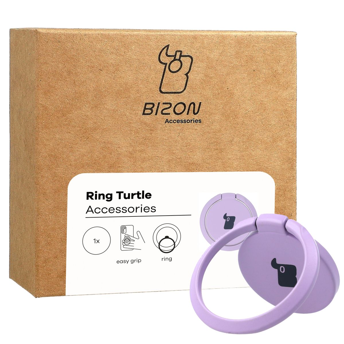 Uchwyt na palec Bizon Accessories Ring Turtle