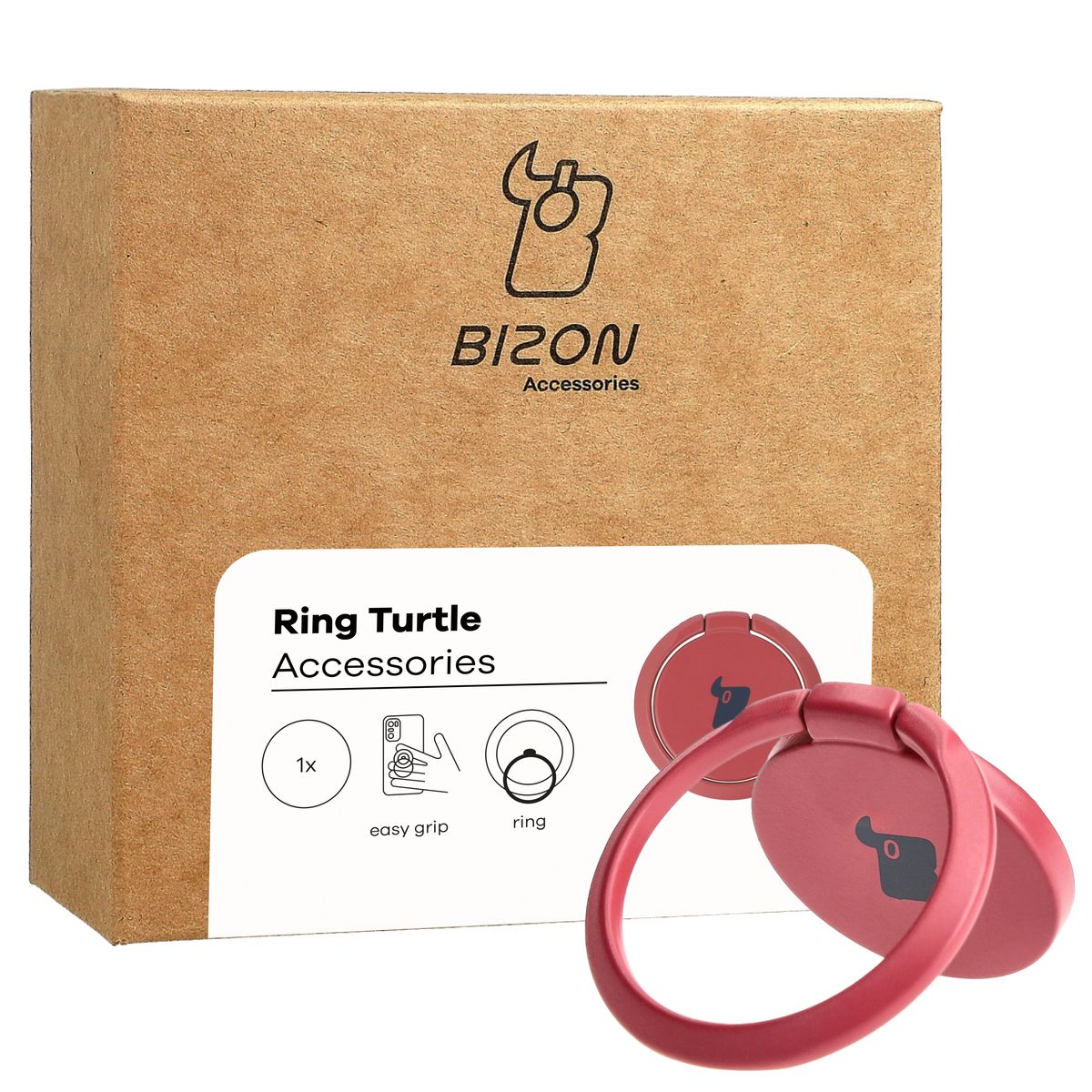 Uchwyt na palec Bizon Accessories Ring Turtle