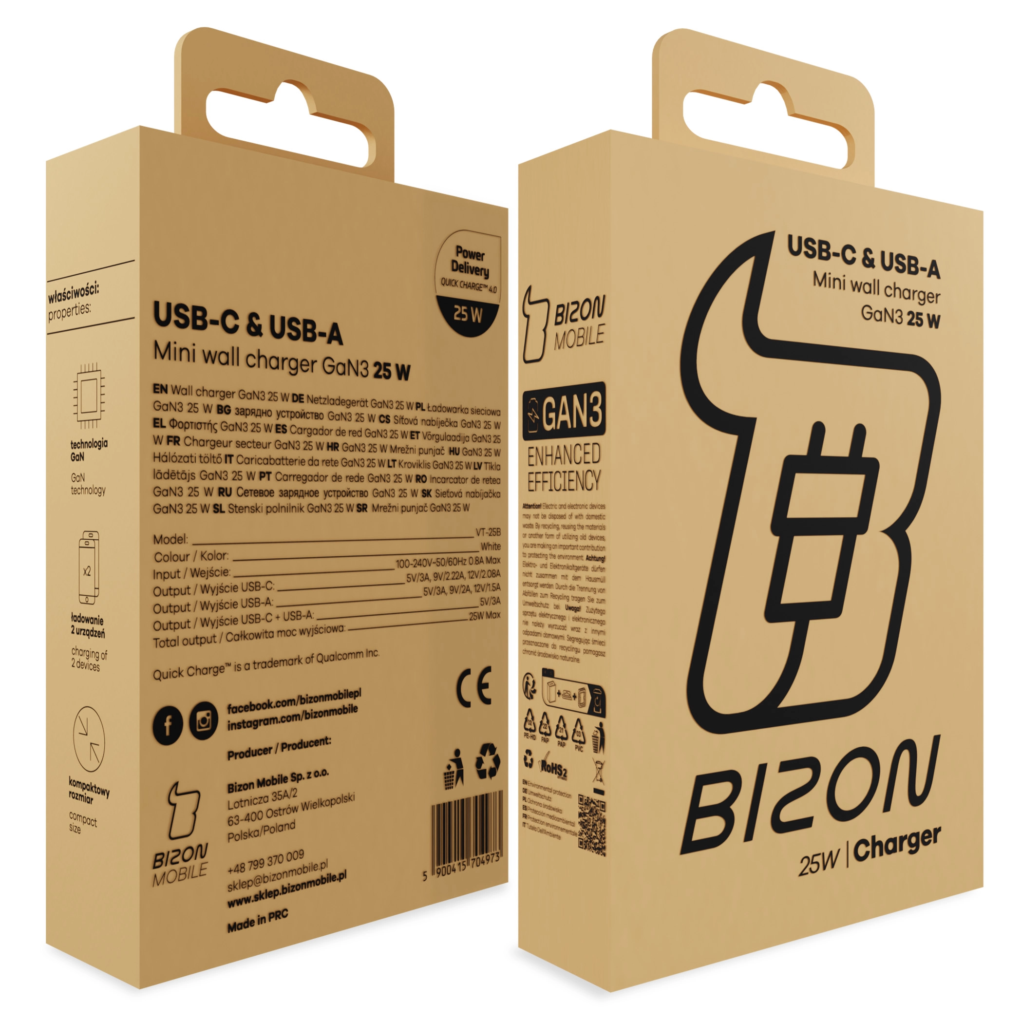 Kraftowe pudełko Bizon Charger