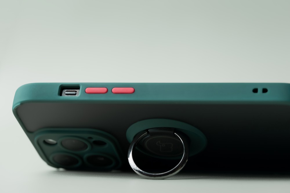 Uchwyt jako podstawka w etui Bizon Hybrid Ring
