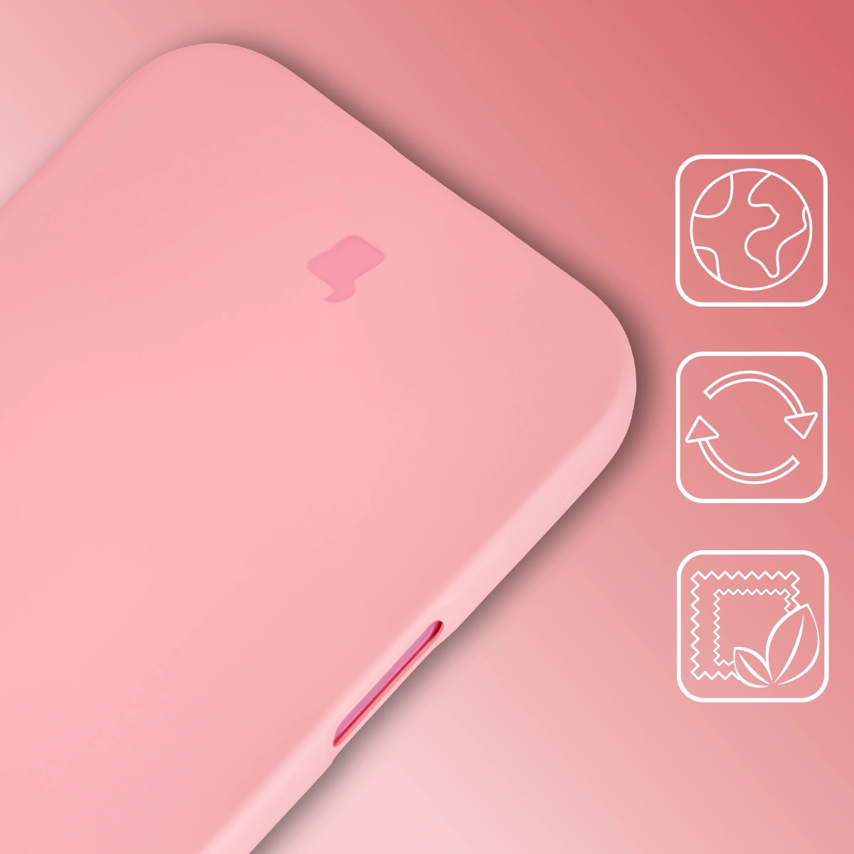 Etui z recyklingu Bizon Case ReLeaf do Apple iPhone 16