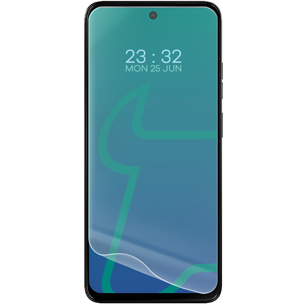 Przezroczystość folii hydrożelowej na ekran Bizon Glass Hydrogel Front