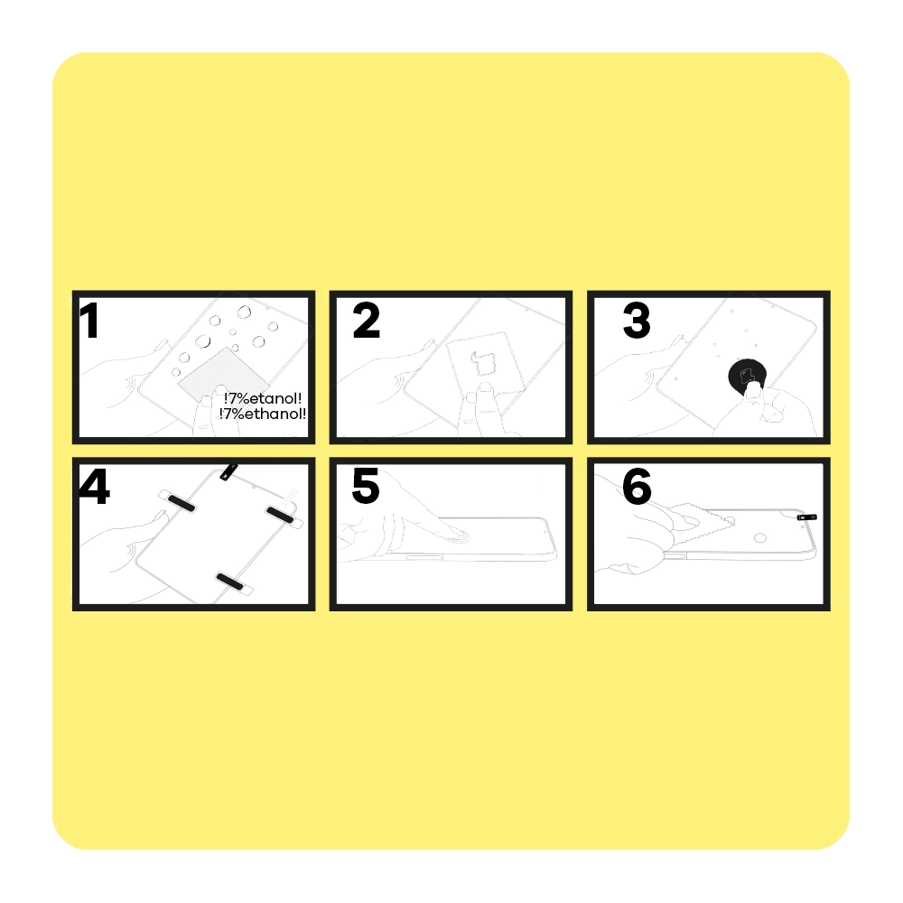 Montaż folii Bizon Glass Tab Film Sun