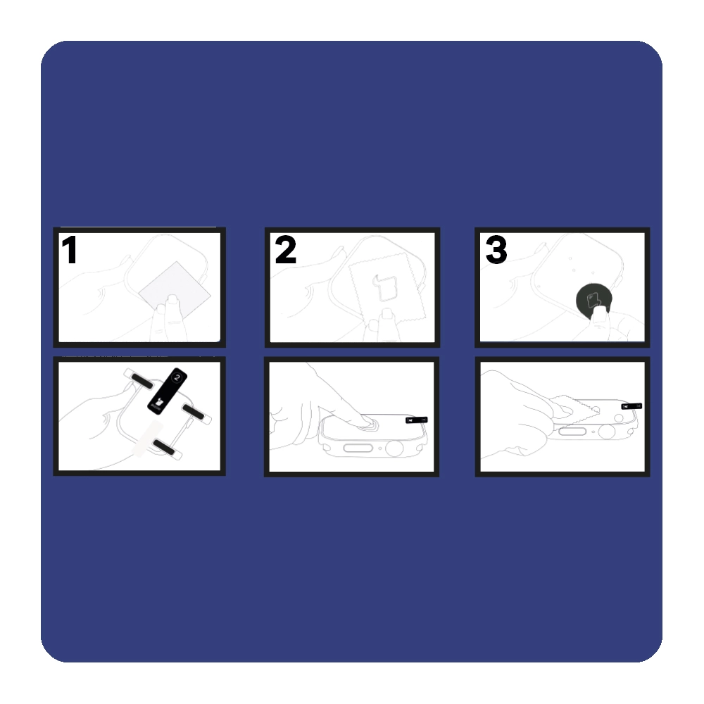 Prosta instalacja Bizon Glass Watch Edge Hybrid