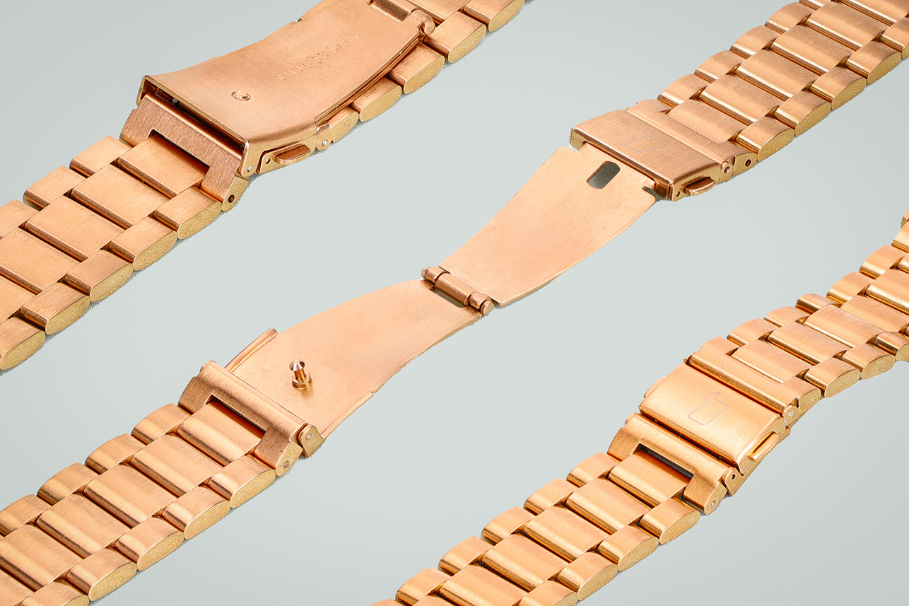 Zbliżenie na materiał paska Bizon Strap Watch Aura