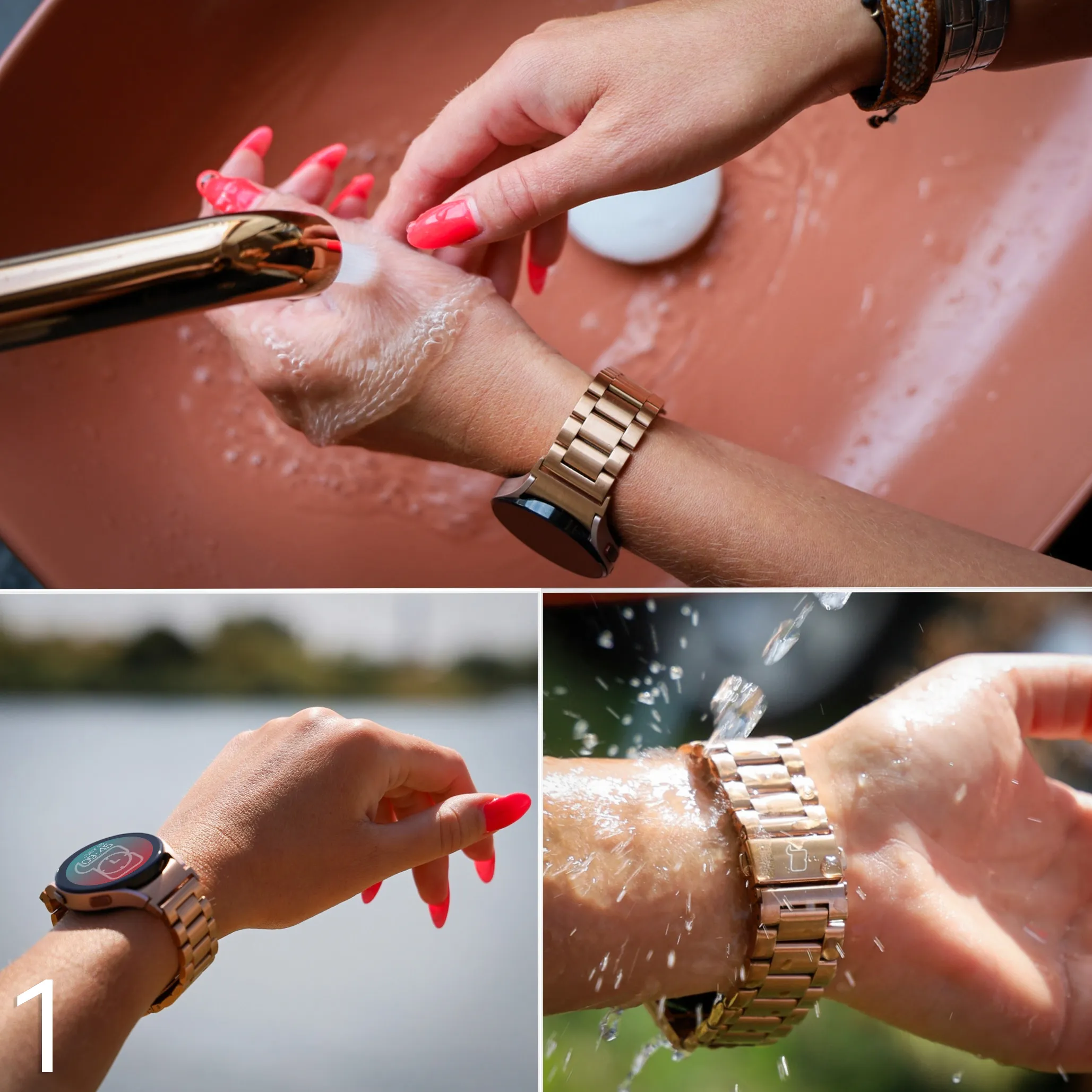 Pasek Bizon Strap Watch Aura na małym nadgarstku