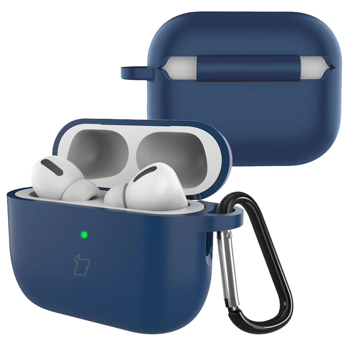 Wbudowany karabińczyk do etui Bizon Case Headphone Silicone do AirPods Pro 3