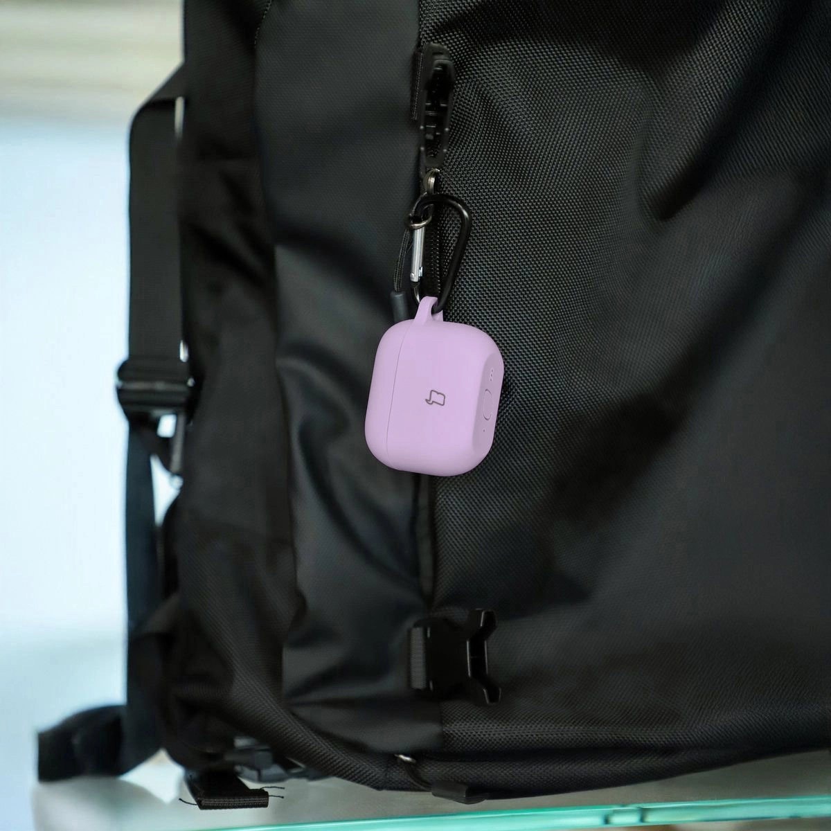 Wbudowany karabińczyk do etui Bizon Case Headphone Silicone do AirPods Pro 3
