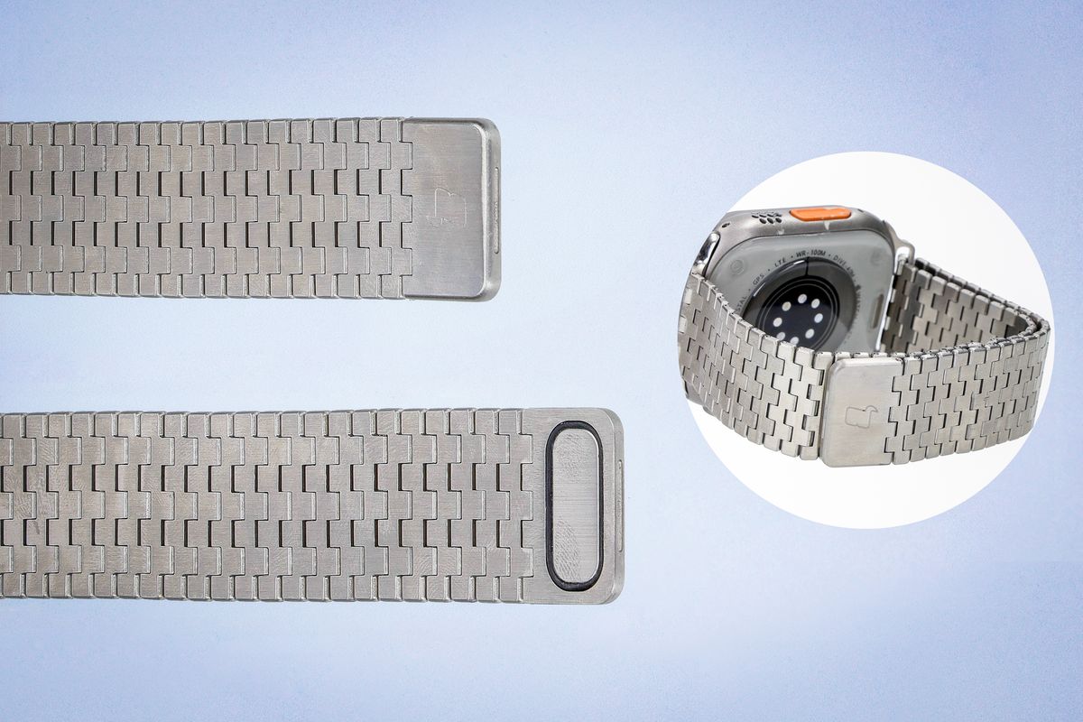 Magnetyczne zapięcie paska Bizon Strap Watch Titanium