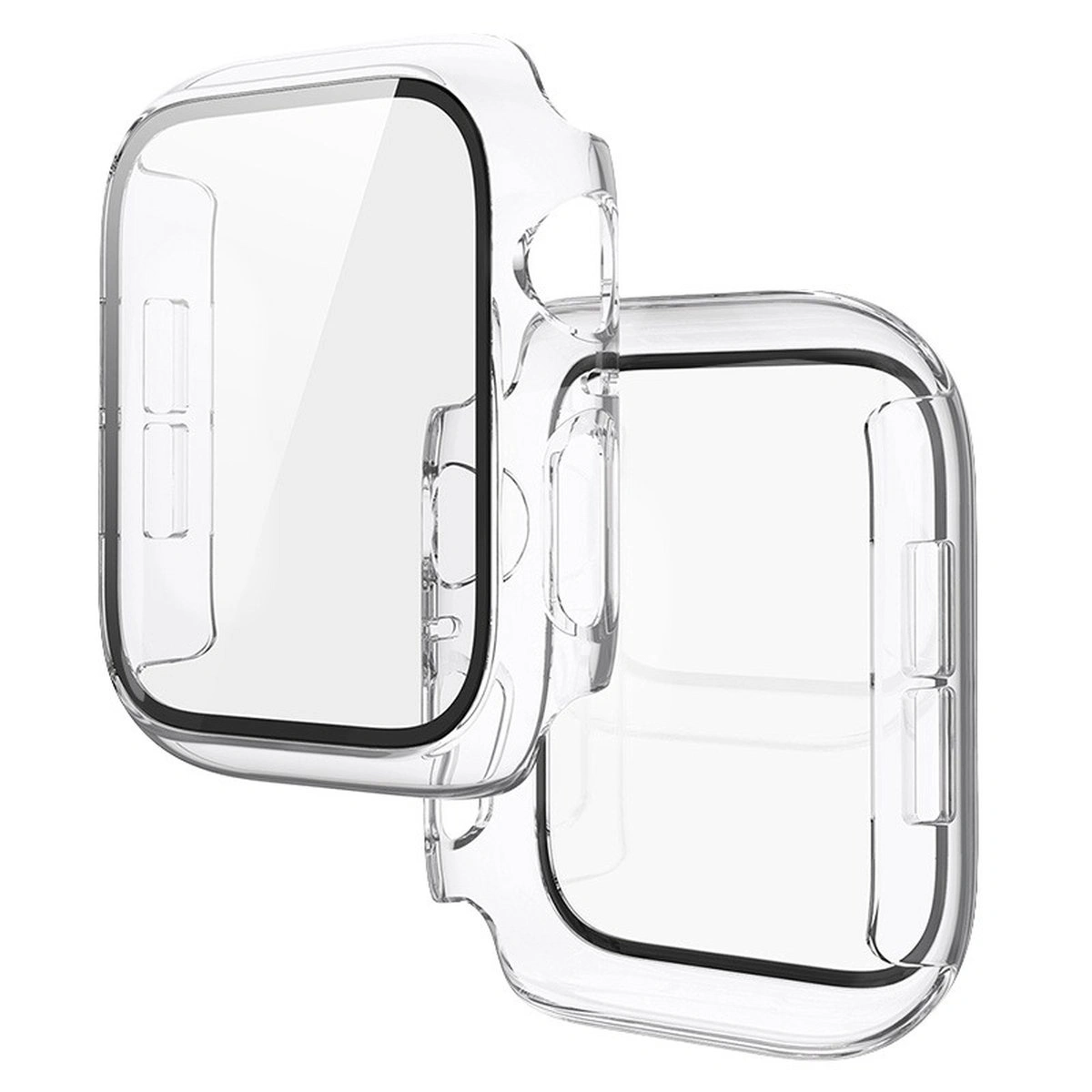 Etui z wbudowanym szkłem Bizon Case+Glass Watch do Apple Watch SE 3 / SE 2 / SE / 6 / 5 / 4 (40 mm)