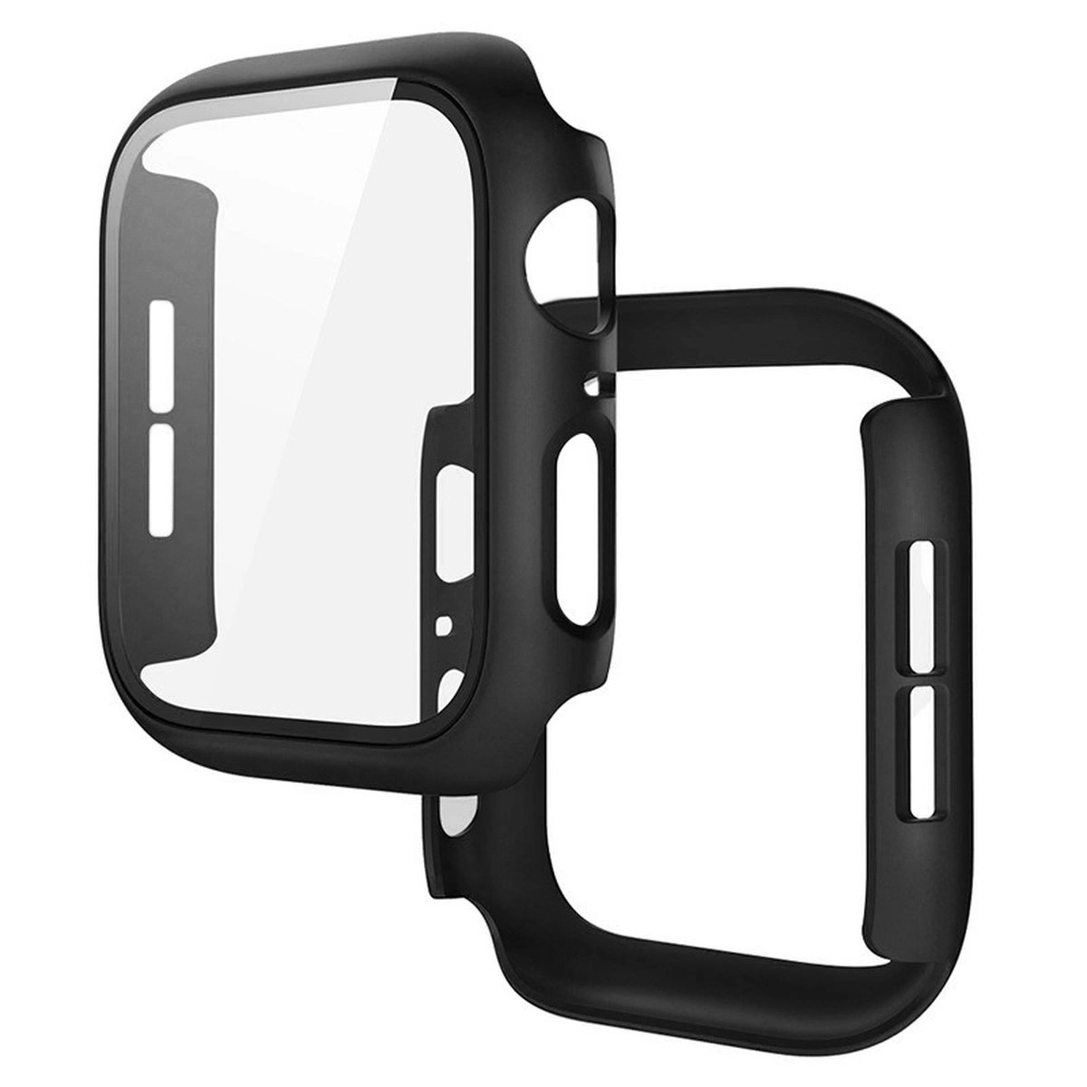 Etui z wbudowanym szkłem Bizon Case+Glass Watch do Apple Watch SE 3 / SE 2 / SE / 6 / 5 / 4 (40 mm)