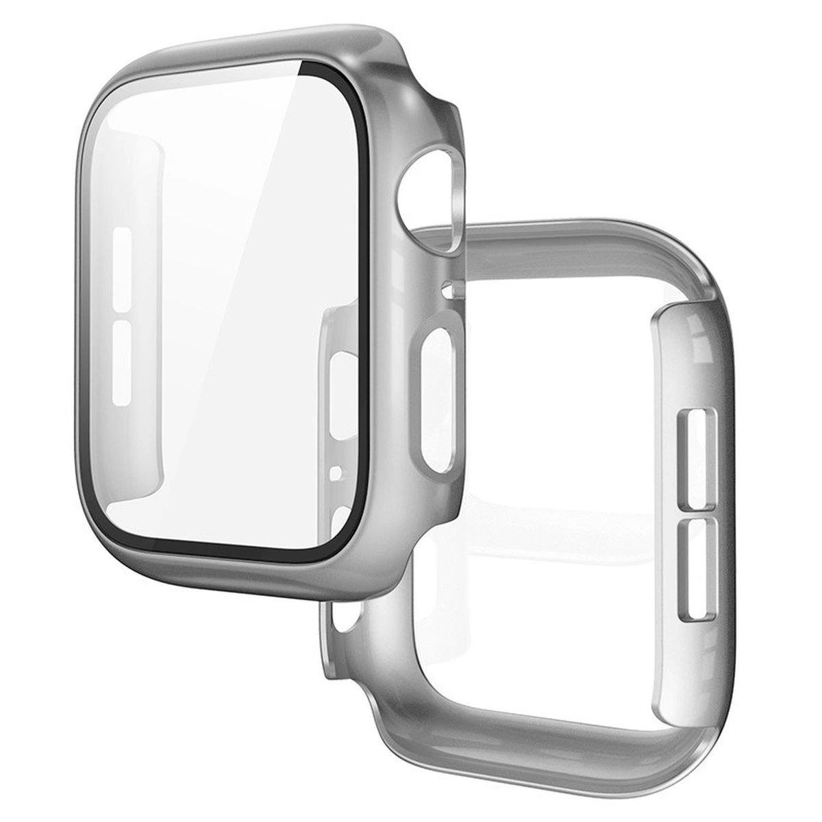 Etui z wbudowanym szkłem Bizon Case+Glass Watch do Apple Watch SE 3 / SE 2 / SE / 6 / 5 / 4 (40 mm)