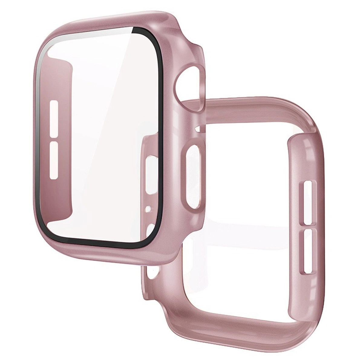 Etui z wbudowanym szkłem Bizon Case+Glass Watch do Apple Watch SE 3 / SE 2 / SE / 6 / 5 / 4 (40 mm)
