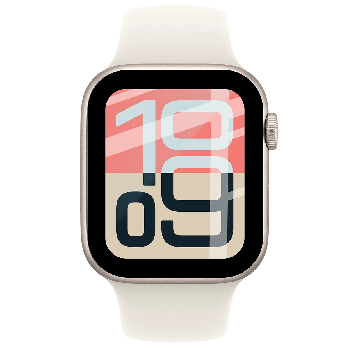 Szkło hybrydowe z czarną ramką idealnie dopasowane do Apple Watch SE 3 / SE 2 / SE / 6 / 5 / 4 (40 mm)