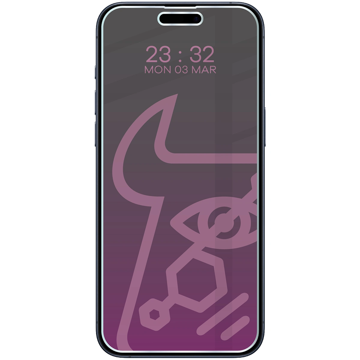 Idealne dopasowanie Bizon Smart Glass do Apple iPhone 15 Pro Max