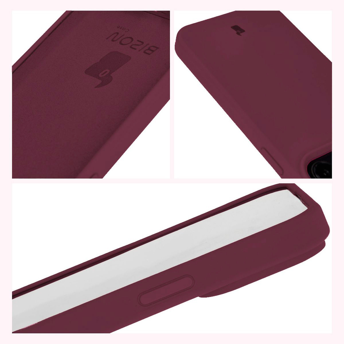 Konstrukcja etui Bizon Soft Case: zintegrowane osłony, podwyższone krawędzie i wyściółka z mikrofibry