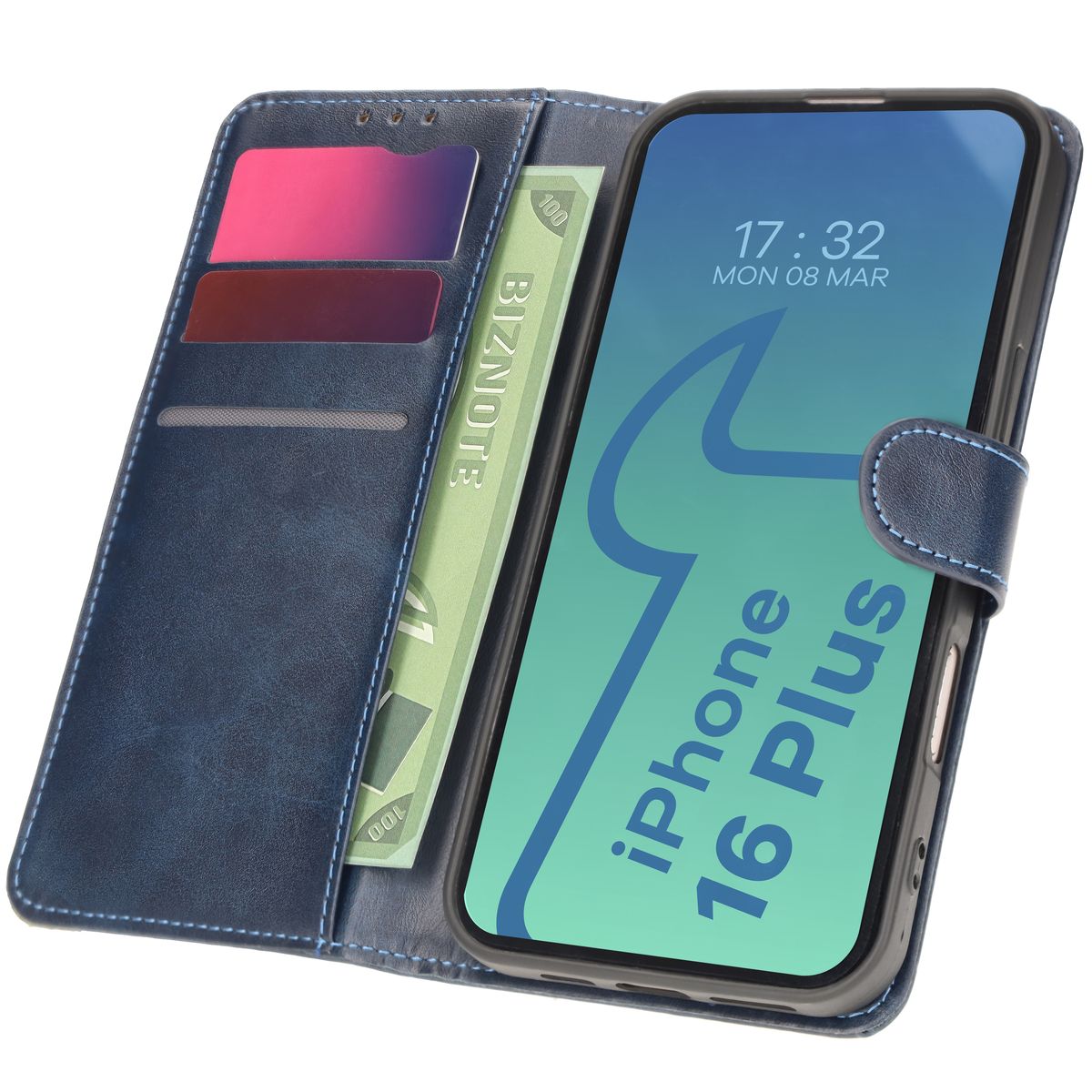 Etui z klapką Bizon Case Pocket do Apple iPhone 16 Plus