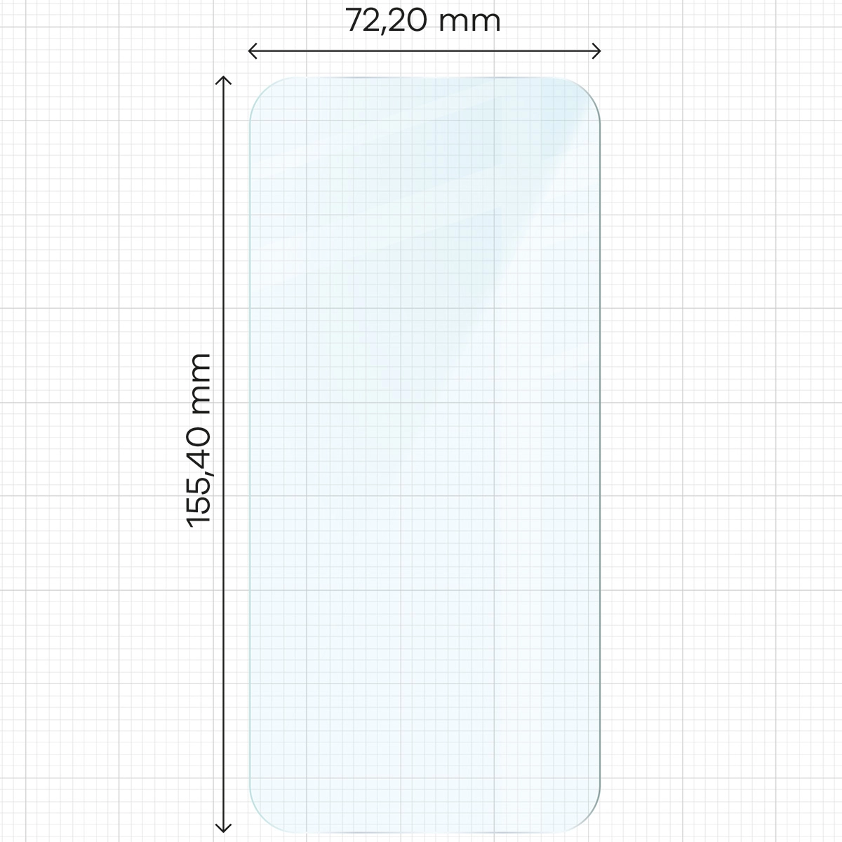Wymiary szkła Bizon Glass Clear 2