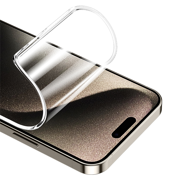 Przezroczystość folii hydrożelowej na ekran Bizon Glass Hydrogel Front