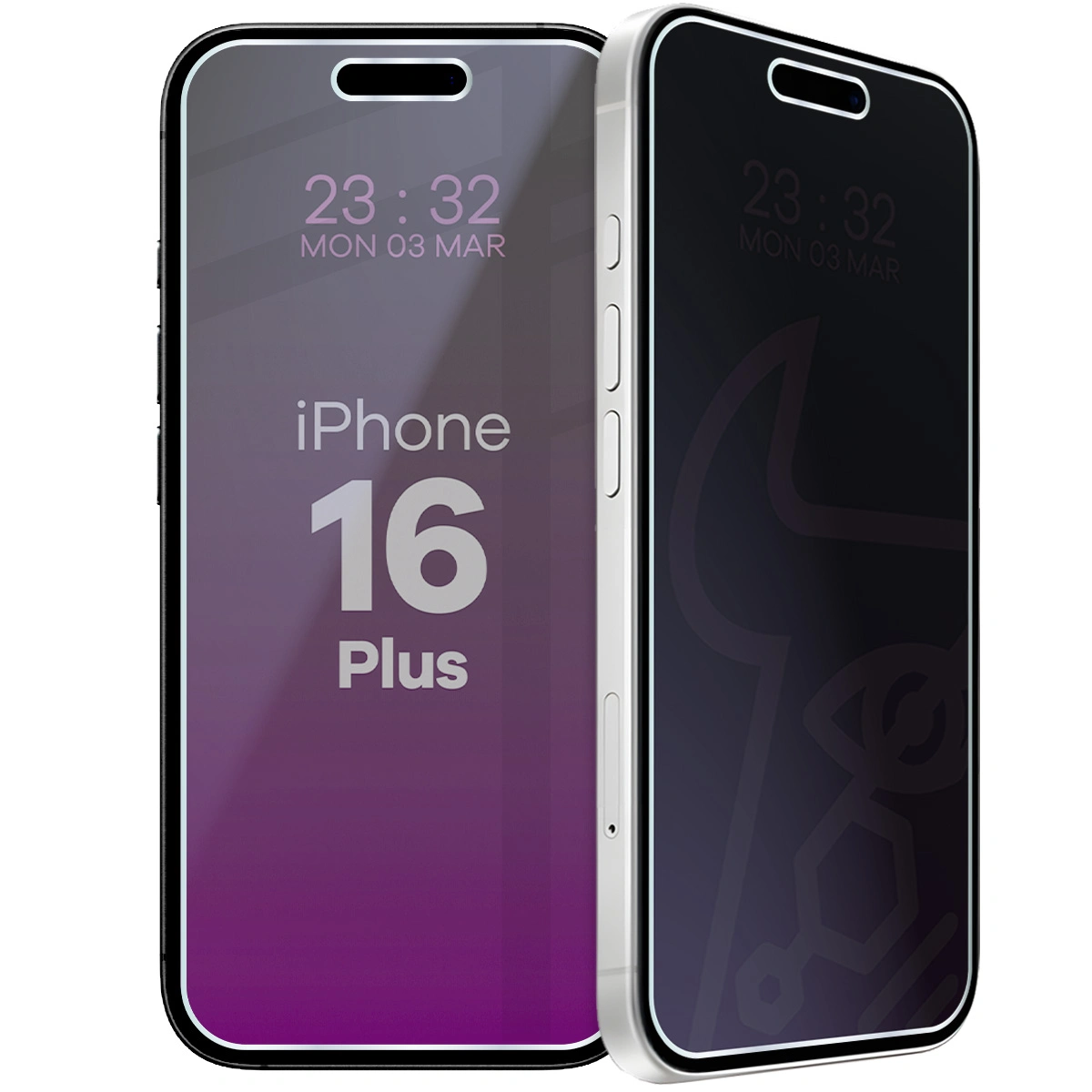 Szkło hybrydowe prywatyzujące Bizon Glass Mule Shadow do Apple iPhone 16 Plus