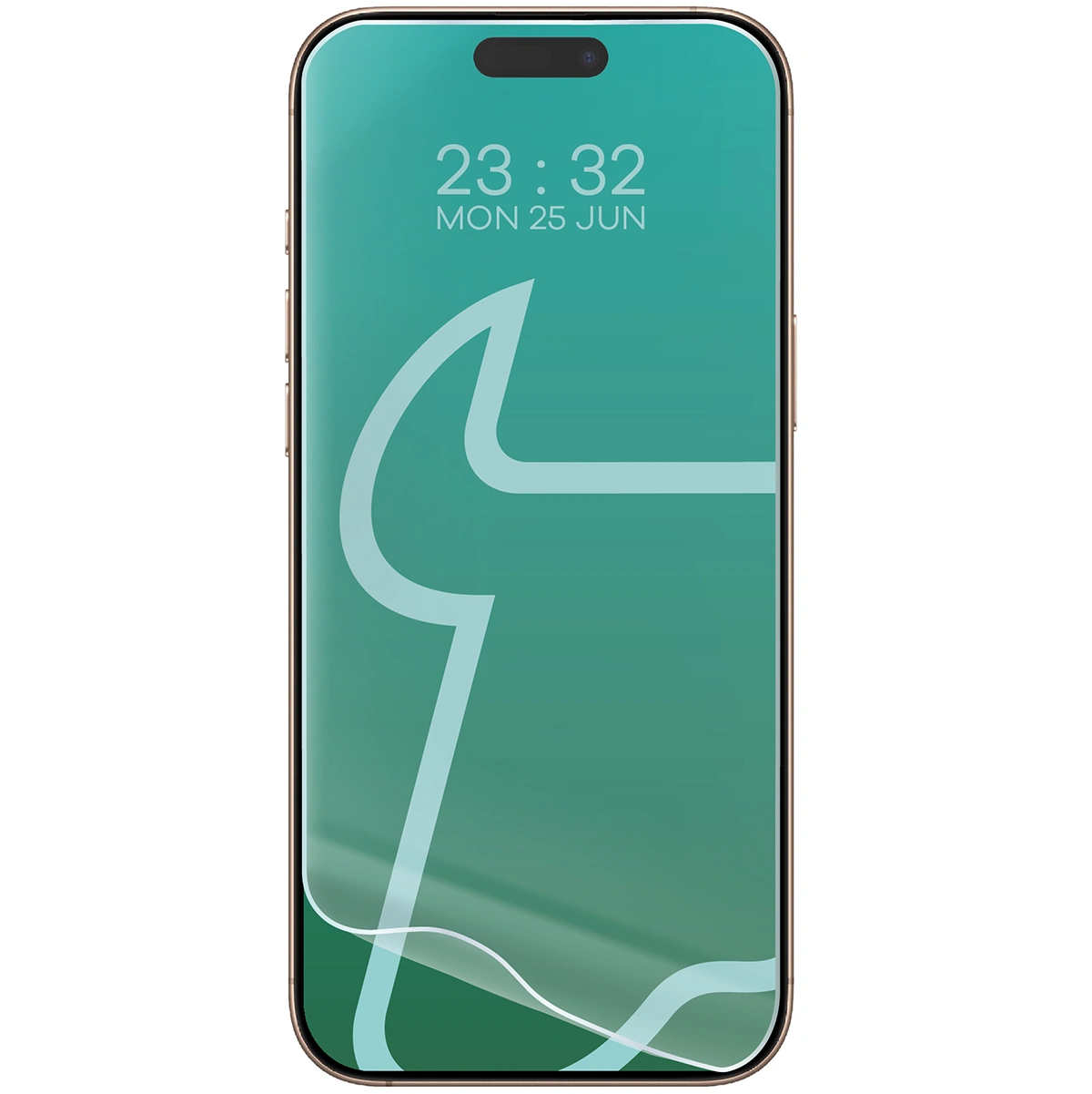 Przyleganie do ekranu folii hydrożelowej na ekran Bizon Glass Hydrogel Front