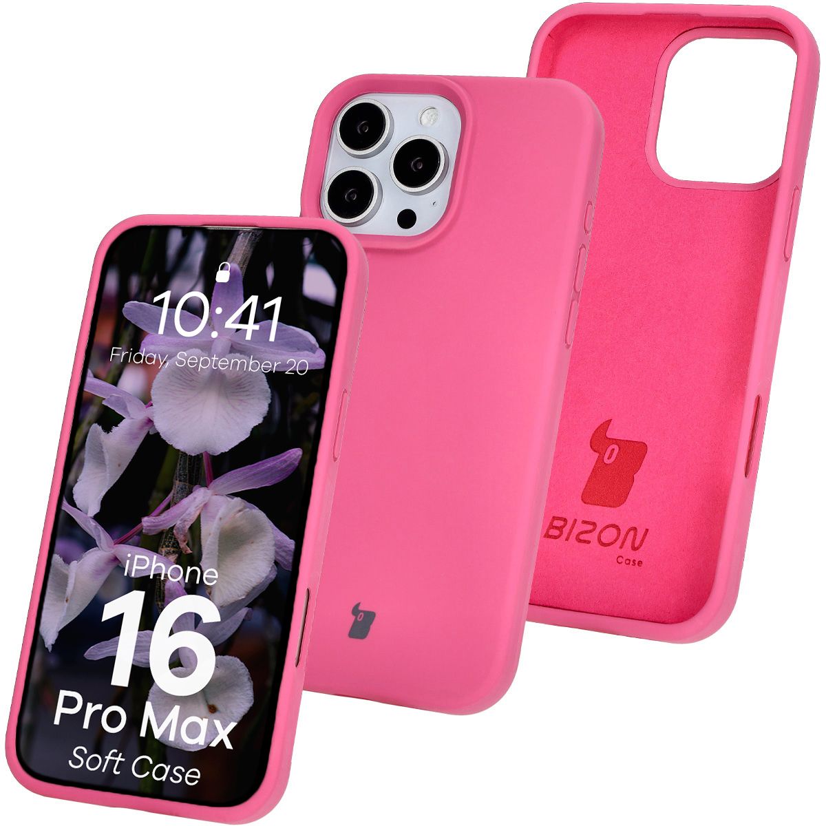 Silikonowe etui Bizon Soft Case do Apple iPhone 16 Pro Max