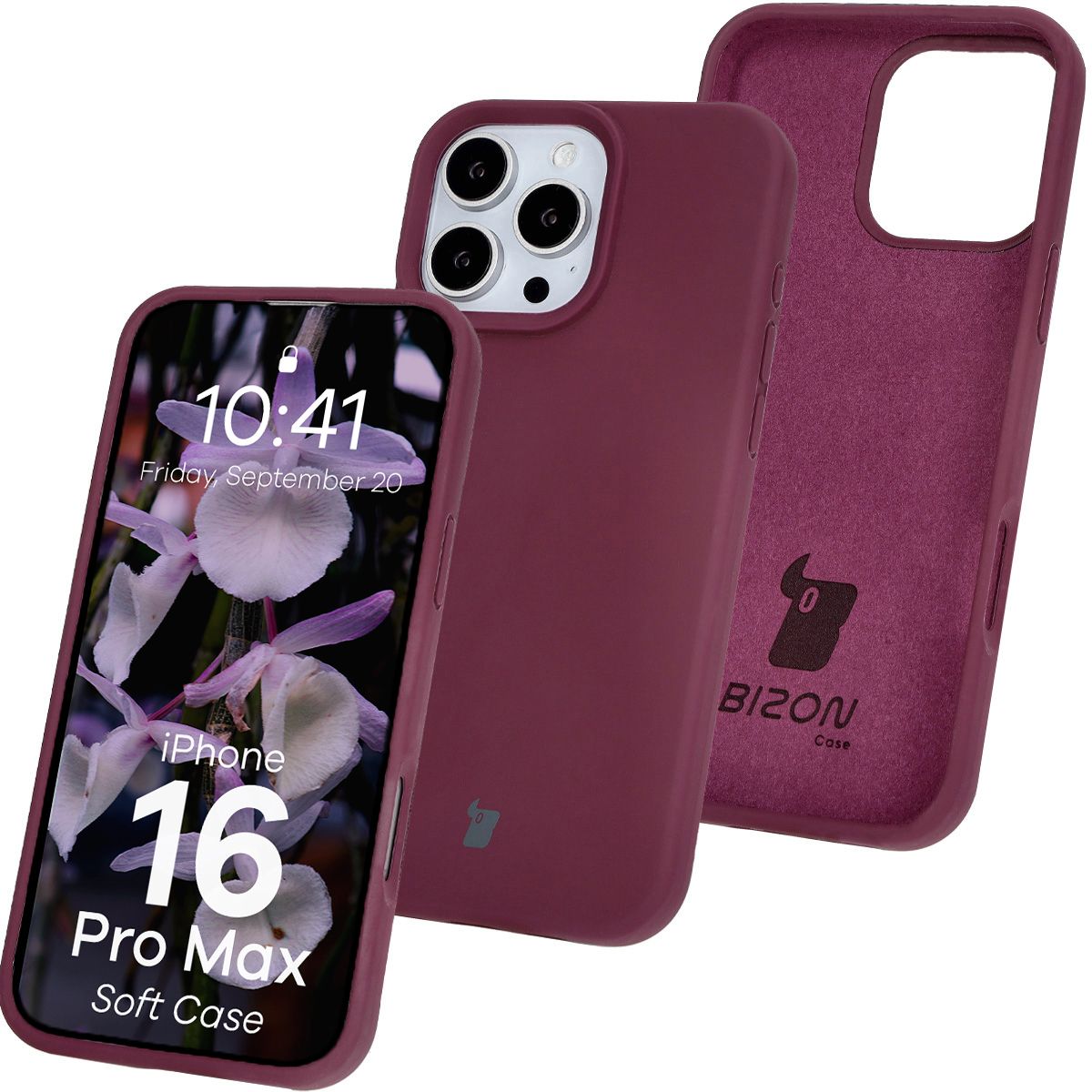 Silikonowe etui Bizon Soft Case do Apple iPhone 16 Pro Max