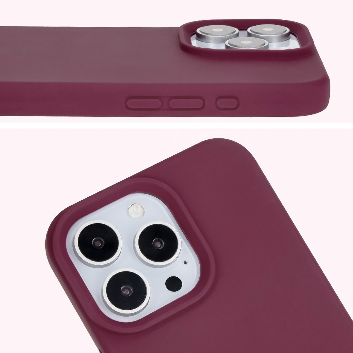 Close-up of the lens cutout in the Bizon Soft Case