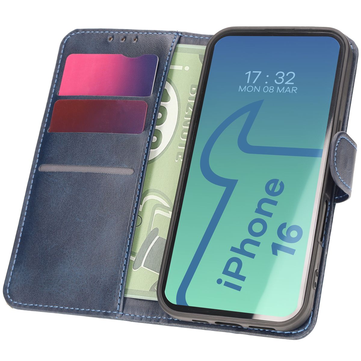 Etui z klapką Bizon Case Pocket do Apple iPhone 16