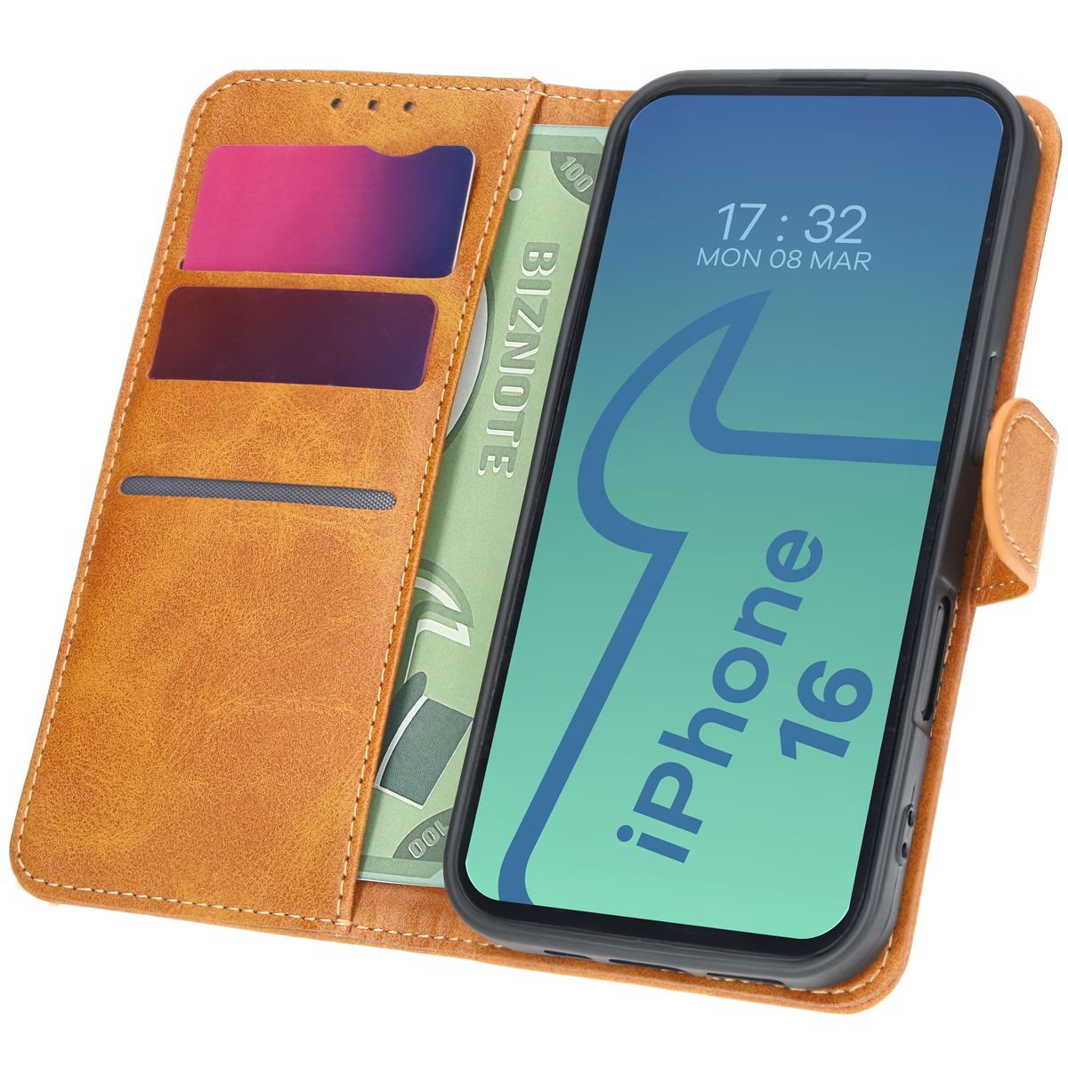 Etui z klapką Bizon Case Pocket do Apple iPhone 16