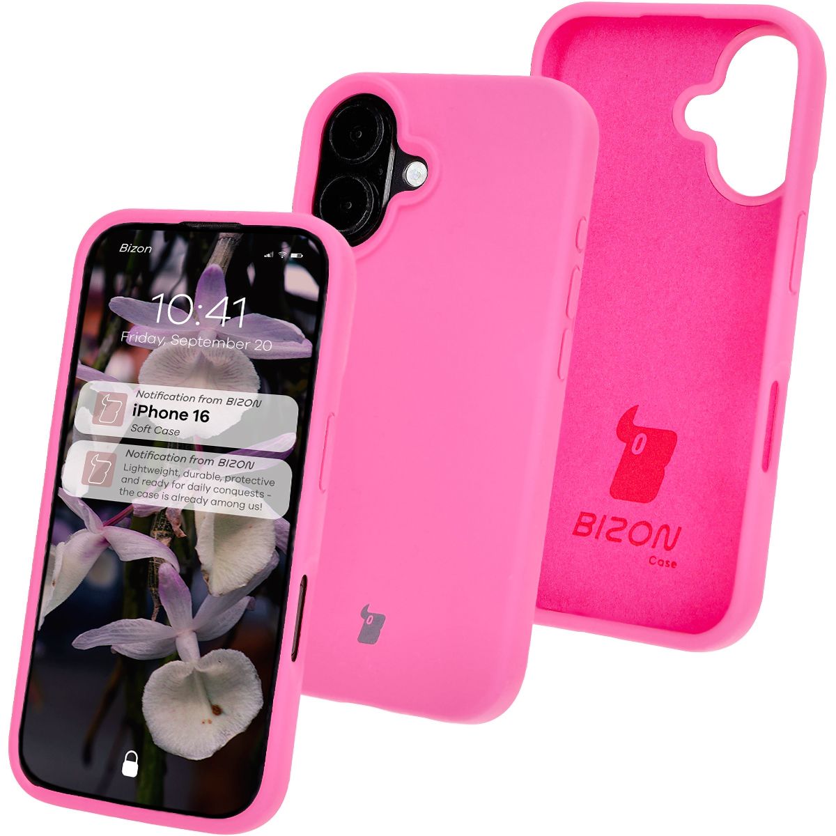 Silikonowe etui Bizon Soft Case do Apple iPhone 16