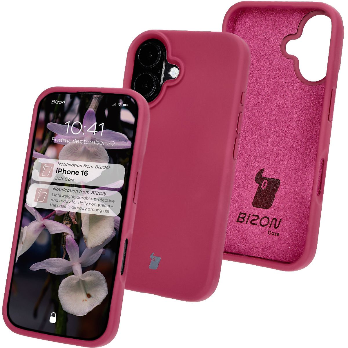 Silikonowe etui Bizon Soft Case do Apple iPhone 16