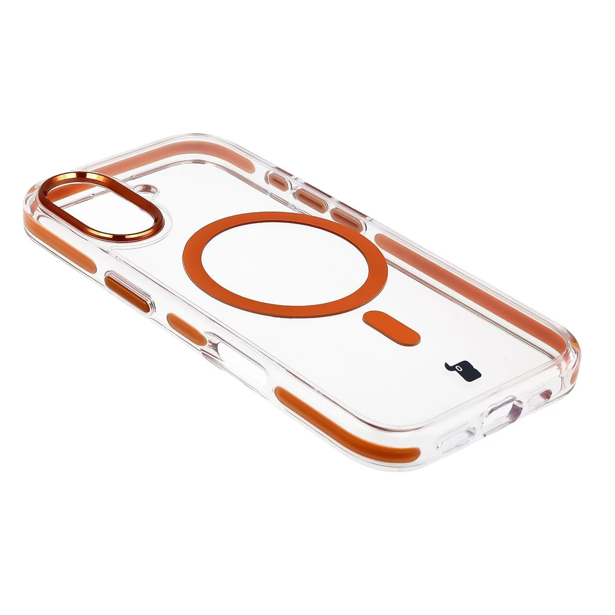 Pełne wycięcie i podwyższone krawędzie aparatu w etui Bizon Case Marco