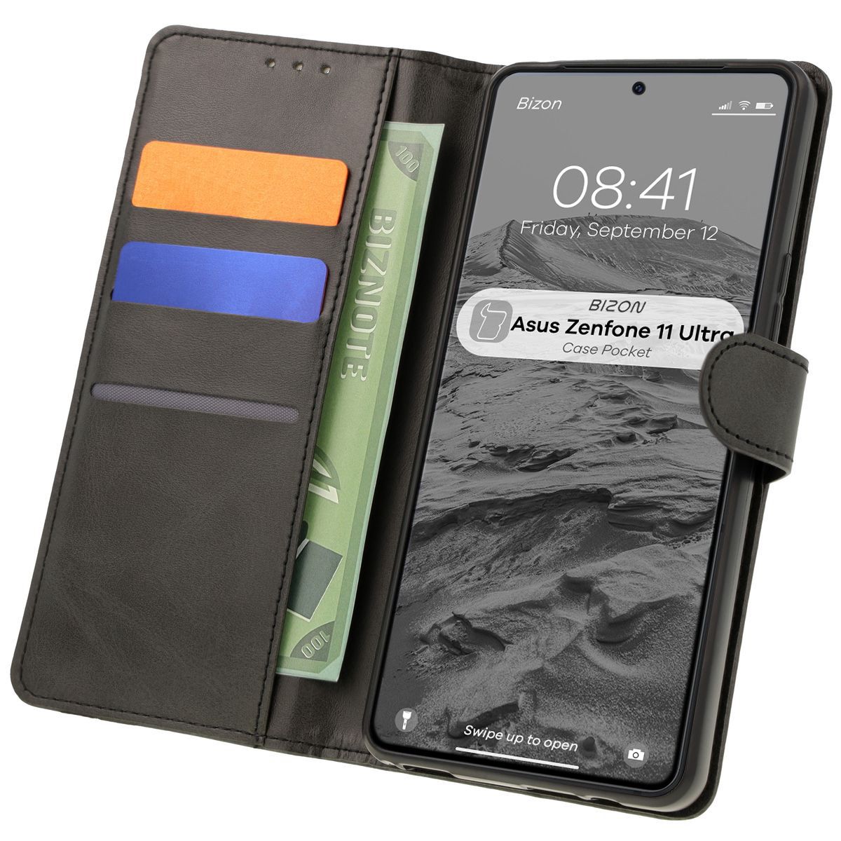 Etui z klapką Bizon Case Pocket do Asus Zenfone 11 Ultra