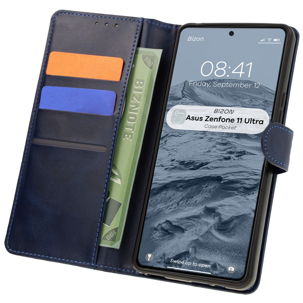 Etui z klapką Bizon Case Pocket do Asus Zenfone 11 Ultra