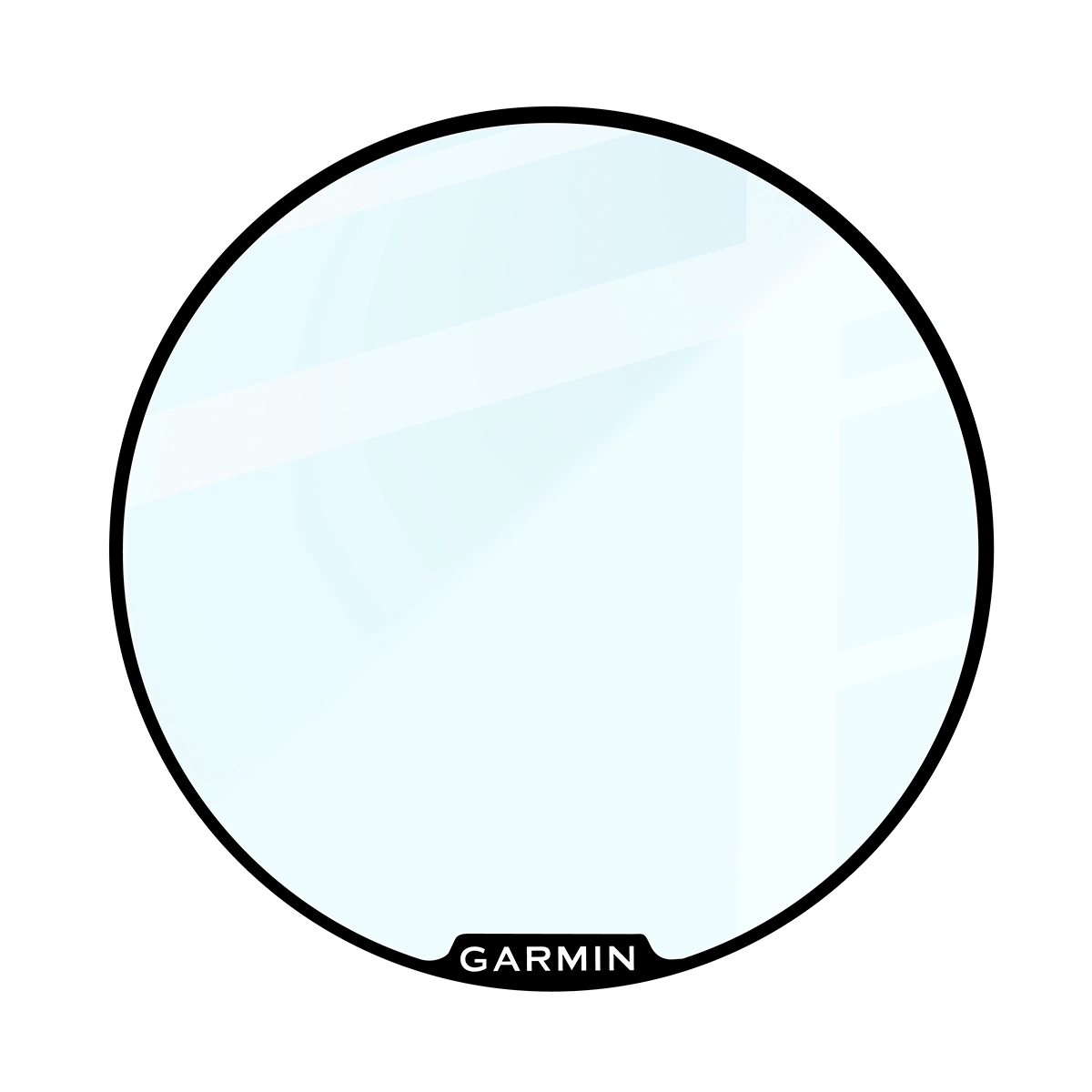 Wymiary szkła hybrydowego Bizon Glass Watch Edge dla Garmin Fenix 8 AMOLED 47 mm