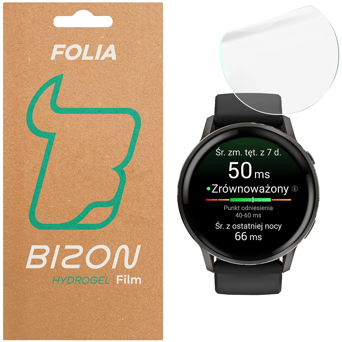 Folia hydrożelowa Bizon Glass Watch Hydrogel dla Garmin Venu 4 41 mm!