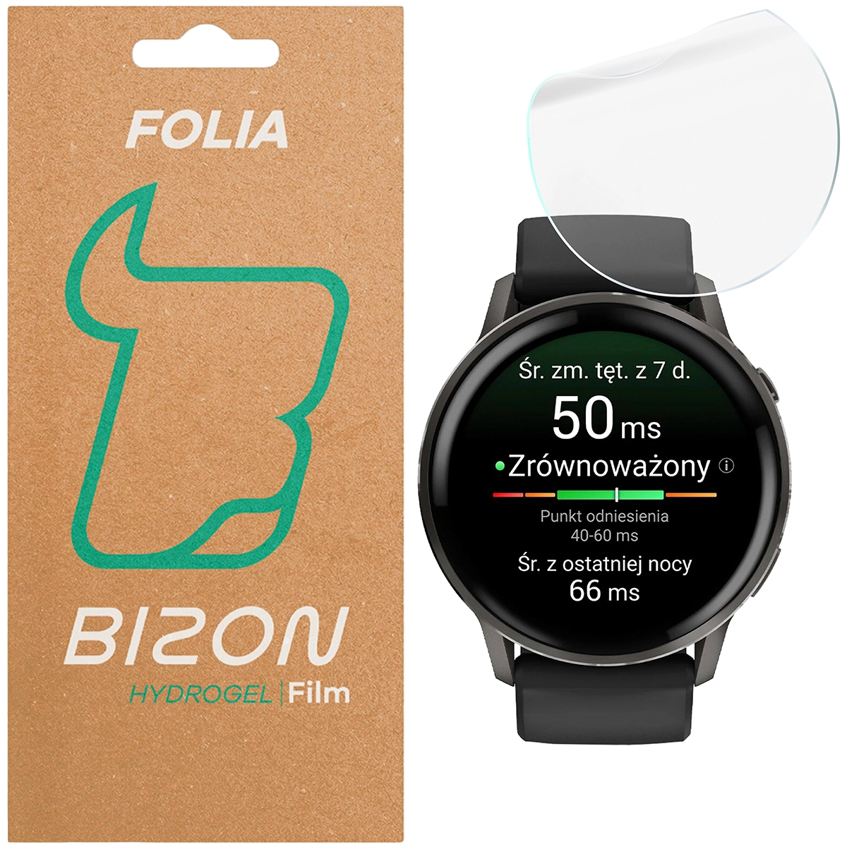 Folia hydrożelowa Bizon Glass Watch Hydrogel dla Garmin Venu 4 45 mm!