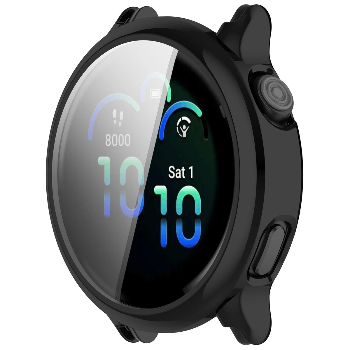 Bizon Case Watch Felipe elülső és hátsó oldal Garmin Vivoactive 6 számára