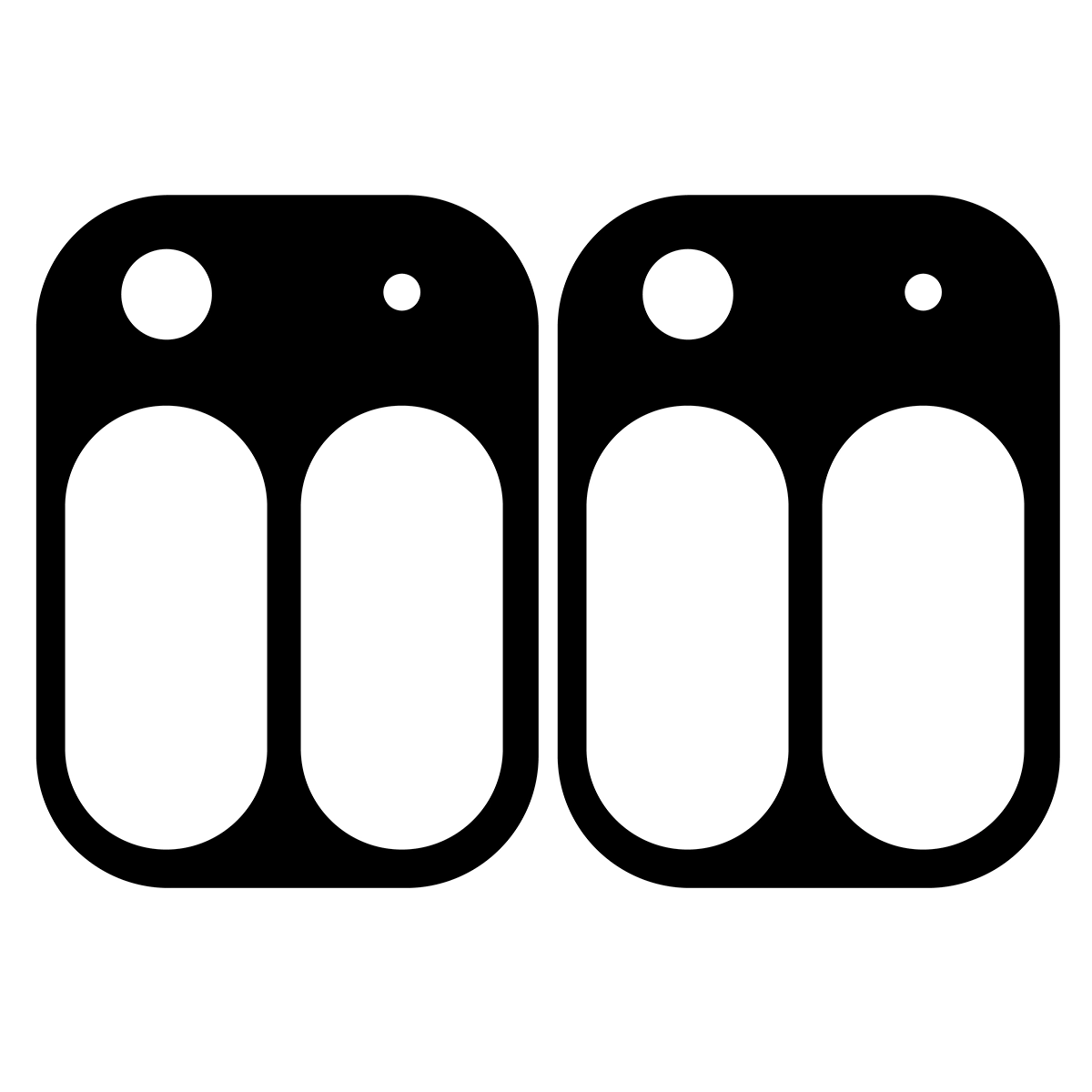 Szkło Bizon Glass Lens do Google Pixel 10 Pro Fold  nakładane na wyspę aparatów