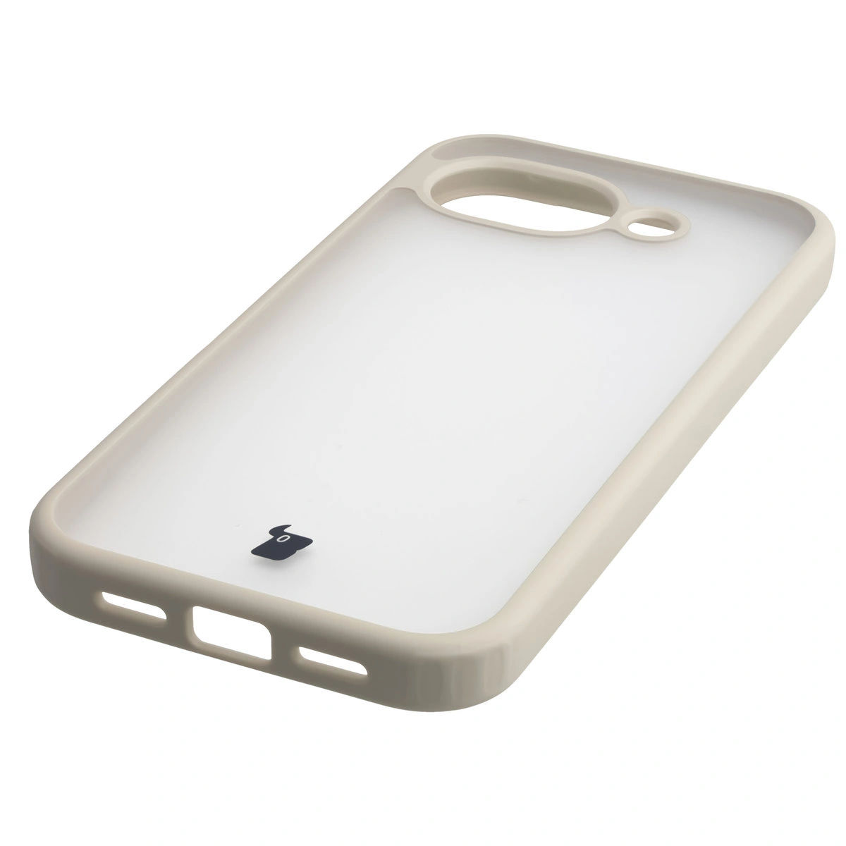 Zintegrowane przyciski, wycięcia i hybrydowy materiał w etui Bizon Case Angelo do Google Pixel 10a