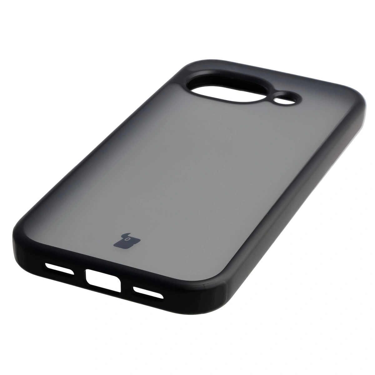 Zintegrowane przyciski, wycięcia i hybrydowy materiał w etui Bizon Case Angelo do Google Pixel 10a