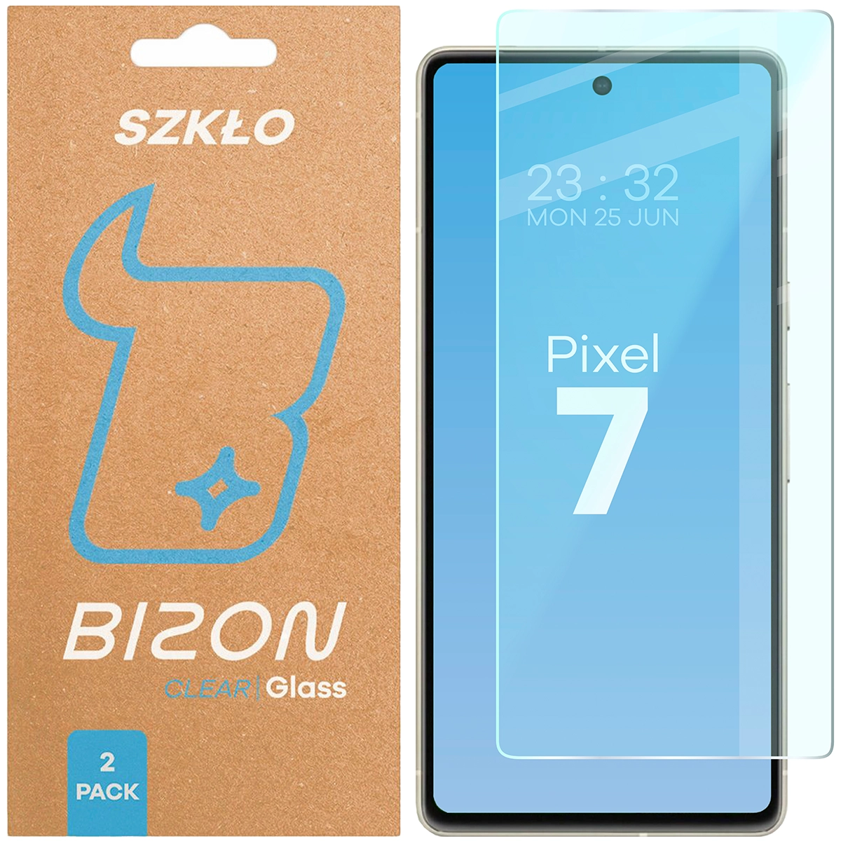 Szkło hartowane Bizon Glass Clear Duo do Google Pixel 7