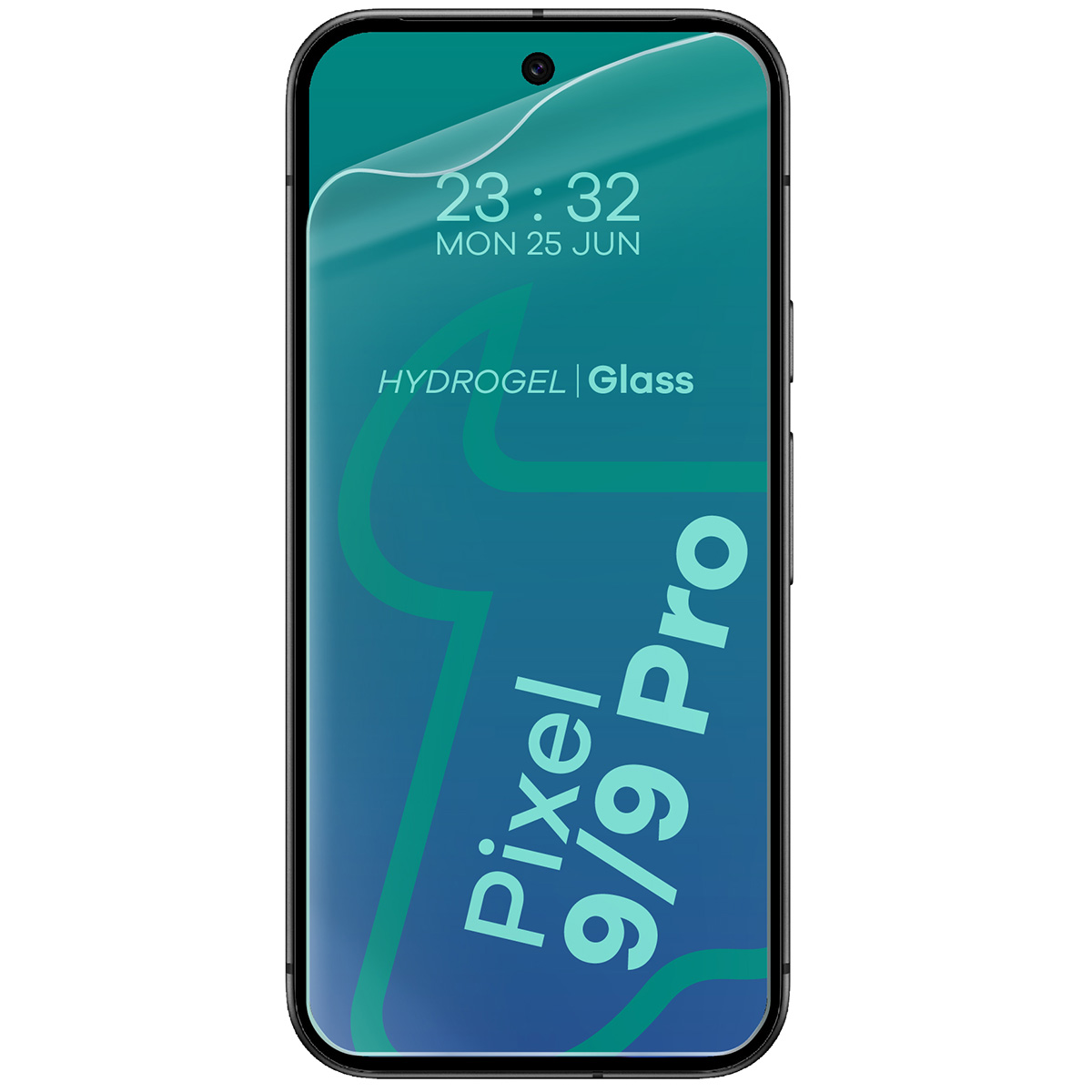 Przyleganie do ekranu folii hydrożelowej na ekran Bizon Glass Hydrogel Front